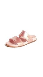 Melissa Women's Cosmic Double Strap Sandals Metallic Pink 8 B M Us
