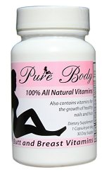 Purebody Vitamins - The 1 Butt And Breast Growth Pills - All-in-one Formula - 30 Capsules