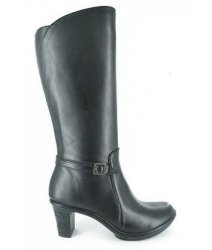 Tsonga Black Heeled Boots