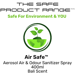 Air Safe Bali Scented Aerosol Freshener 400ML Can