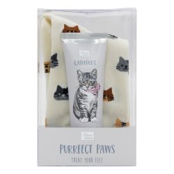 Natures Edition Petfection Cat Treat Your Feet 60ML Foot Butter And A Pair Of Socks