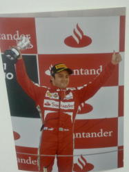 Awesome Hand Signed Photograph Of Felipe Massa When He Was Still At Ferrari