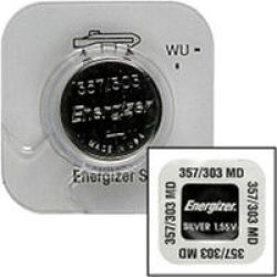 Energizer 357 303 Silver Oxide Watch Battery Box 10