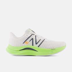 New Balance Woman's Fuelcell Propel V4 - UK8 White Bleached Lime Glo
