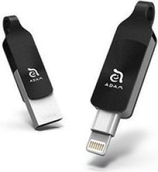 Adam Elements Iklip Duo Plus Lightning Flash Drive 32GB - Black
