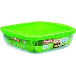 - Storage Cook And Store Square Dish With Lid - 2.2 Litre