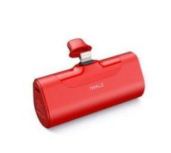 Small Portable Charger Compact Power Bank Battery Pack For Iphone - Red