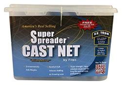 Deals on Fitec SS1000 Super Spreader Cast Net Clear 6' Radius 3 16 Mesh 1  Lb Wts, Compare Prices & Shop Online