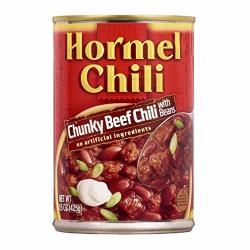 Hormel Chili Chunky Beef Chili With Beans 15 Ounce