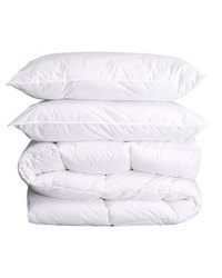 Sheraton Microfibre Duvet & Pillows Value Offer White
