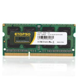 Etopso 4GB DDR3 1600MHZ So-dimm Lv Laptop RAM 1.35V