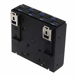 Sedna - USB 3.1 Gen 1 USB 3.0 7 Port Din-rail Mounting Hub For Industrial Control server Cabinet Mounting Applications