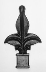 25 Each For 1 2 Plastic Finial Tops For Iron Picket Fence Tops Fleur De Lis Shipping Included