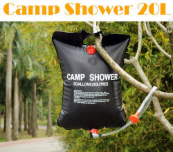 20l Solar Energy Heated Outdoor Shower Pipe Bag For Sport Camping Hiking Free Delivery