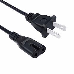 Saireed Ul 5.5FT 2 Prong Power Cord For Hp Deskjet 3755 1112 2130 2655 2652 2600 3510 3520 2622 3752 3630 3632 Printer Ac Power Cord Iec C7 Cable Replacement