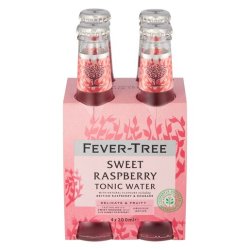 Raspberry & Rhubarb Tonic Water 4 X 200ML