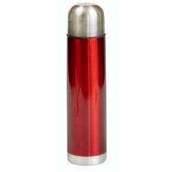 1L Stainless Steel Flask Red