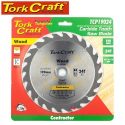 Tork Craft Blade Contractor 190 X 24T 30 20 16 Circular Saw Tct