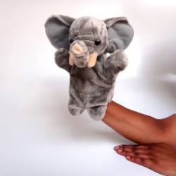 Elephant Hand Puppet 22 Cm