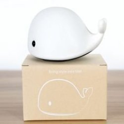 Silicone Whale Light