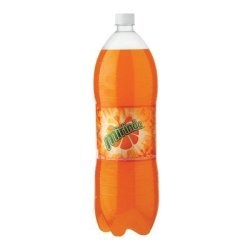 Orange Plastic Bottle 2L
