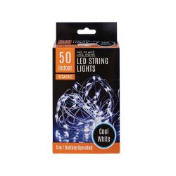 String Lights - Indoor - Cool White - 5 M - 50 LED - 5 Pack