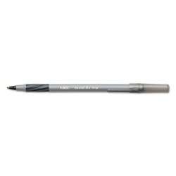 Bic GSMG361BK Round Stic Grip Xtra Comfort Ballpoint Pen Black 1.2MM Medium 36 PACK
