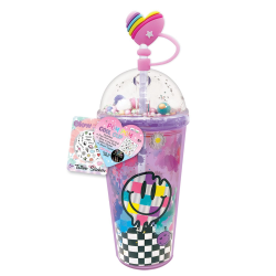 Cool Vibes Crystal Cool Cup With Straw