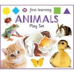 First Learning Animals Play Set Board Book