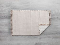 Dobby Bath Mat 55CM X 85CM Natural & Hessian