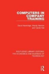 Computers In Company Training Hardcover