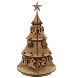 - 3D Wooden Model - Christmas Tree 1