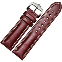 For Samsung Galaxy Gear S2 Watch Ama Tm Genuine Leather Watch Replacement Sports Wristbands Straps For Samsung Galaxy Gear S2 Classic SM-R732 Red