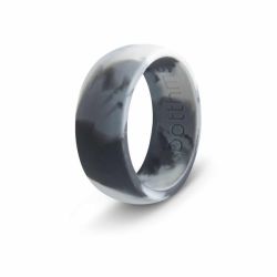 Army Flow Silicone Ring Silicone Wedding Ring For Men Camo Black