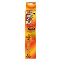 Flying Insect Trap - Self-standing - Adhesive - Orange - 8 Pack