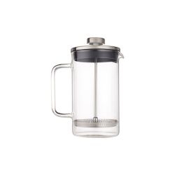 Consol - Cadiz Borosilicate Glass Coffee Plunger With S-s Lid And Knob - 600ML