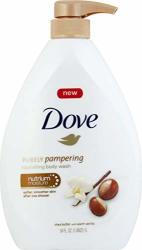 Dove Purely Pampering Shea Butter Wash Soap Plastic Bottle Pump Rp 34 Oz - 0011111611034
