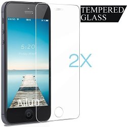 Iphone 5S Screen Protector Spegin 2-PACK Iphone Se 5S 5C 5 Premium Tempered Glass Screen Protector
