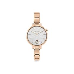 Composable Rose Gold Watch Glitter And Stones