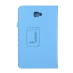 For Tab A Case HP95 Tm Fashion Folding Stand Leather Case Cover For Samsung Galaxy Tab A 10.1 T580N 2016 Tab A 10.1 T580N Sky Blue