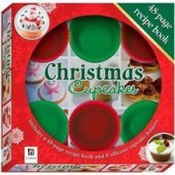Christmas Cupcakes Square Gift Box Mixed Media Product