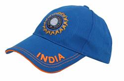 Kd Cricket India Cap Hat Team India Cricket Odi T20 Test Cricket Head Wear White Blue Camao Blue