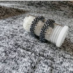 Baby Jewellery Woven Beaded Bracelets Hematite