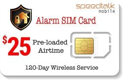$25 Prepaid Alarm Sim Card For GSM Home Security Alarm System - 120-DAY Wireless Service