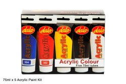 Dala - Acrylic Paint Kit 5X75ML