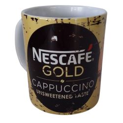 Vintage 'kitchen Tin' Coffee Mug - Nescafe Gold Cappuchino