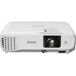 Epson EB-X39 Data Projector 3500 Ansi Lumens 3LCD Xga 1024X768 Desktop Projector Grey White