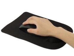 Tuff Luv Tuff-luv - Ultra-thin Profile Cloth Mouse Pad - Black C4_79