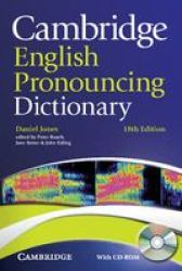 Cambridge English Pronouncing Dictionary with CD-ROM Paperback, 18th Revised edition