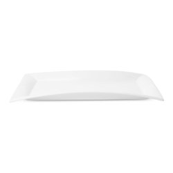 @home Rectangle Curved Platter White 58CM
